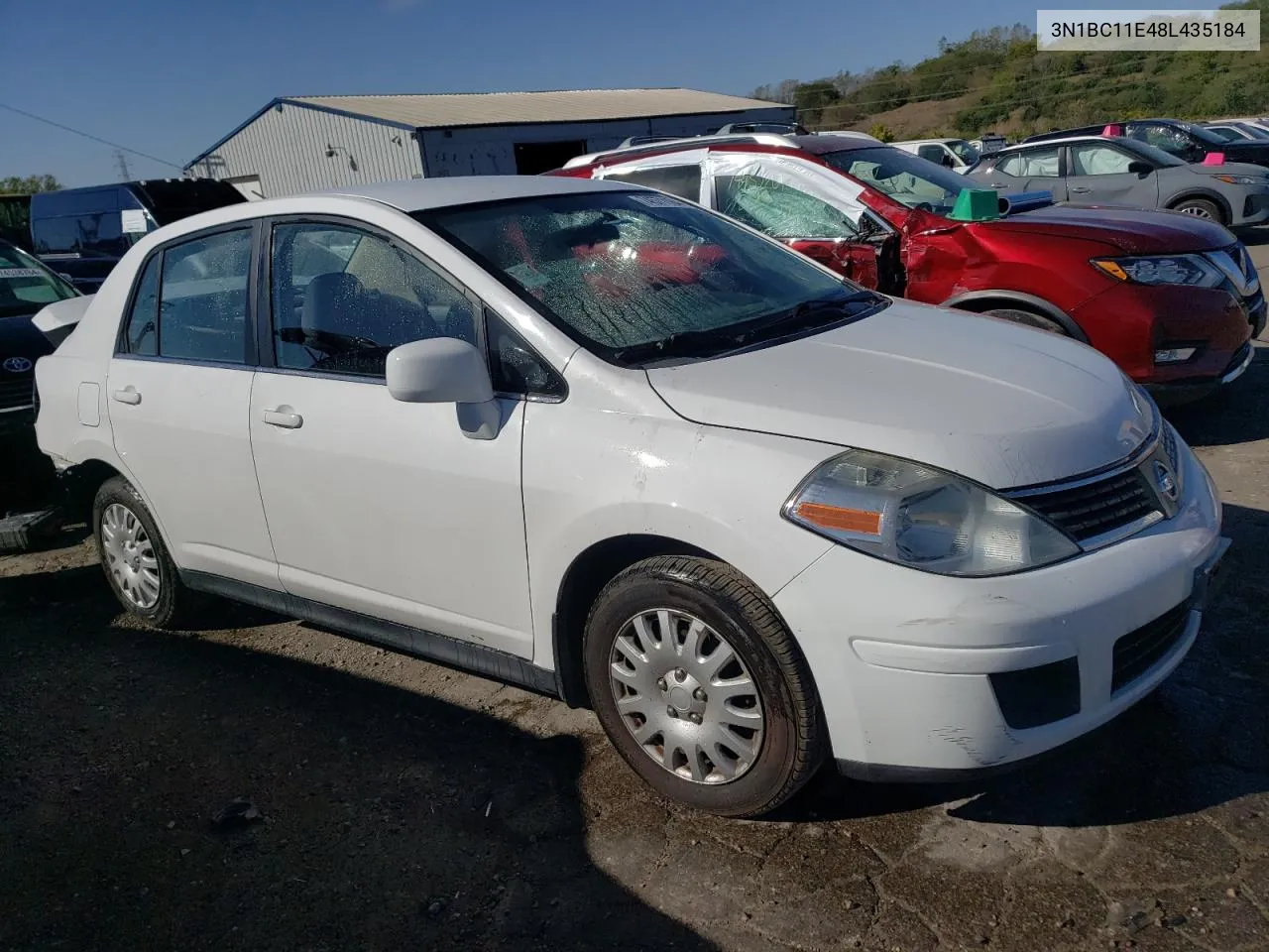 2008 Nissan Versa S VIN: 3N1BC11E48L435184 Lot: 74571184