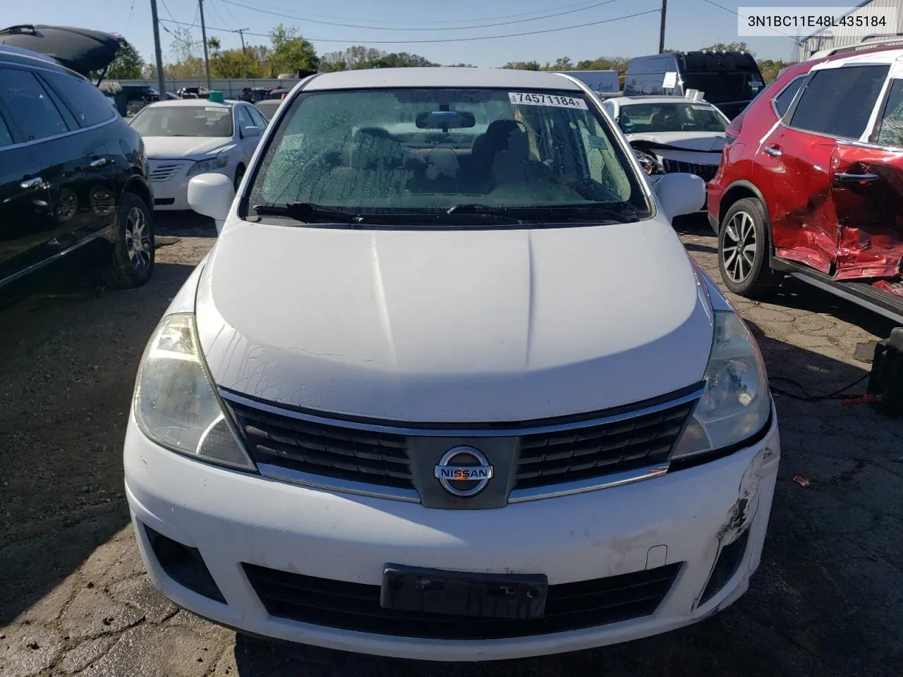 2008 Nissan Versa S VIN: 3N1BC11E48L435184 Lot: 74571184