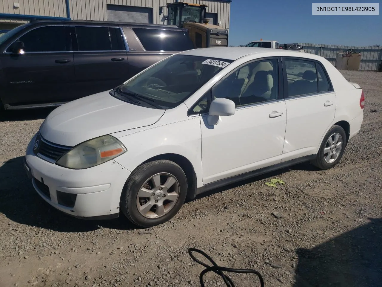 2008 Nissan Versa S VIN: 3N1BC11E98L423905 Lot: 74817534