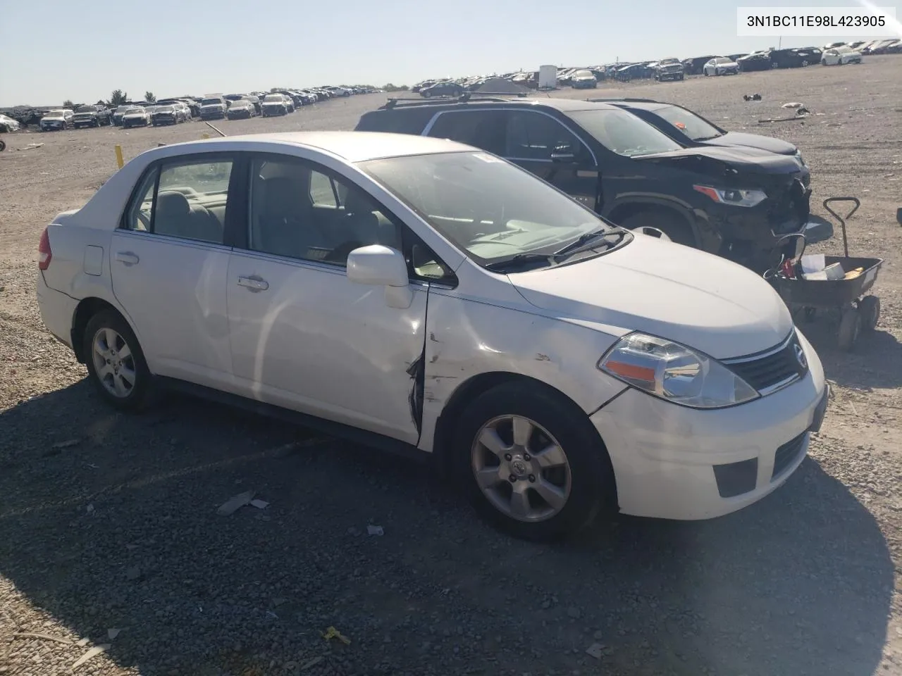 2008 Nissan Versa S VIN: 3N1BC11E98L423905 Lot: 74817534