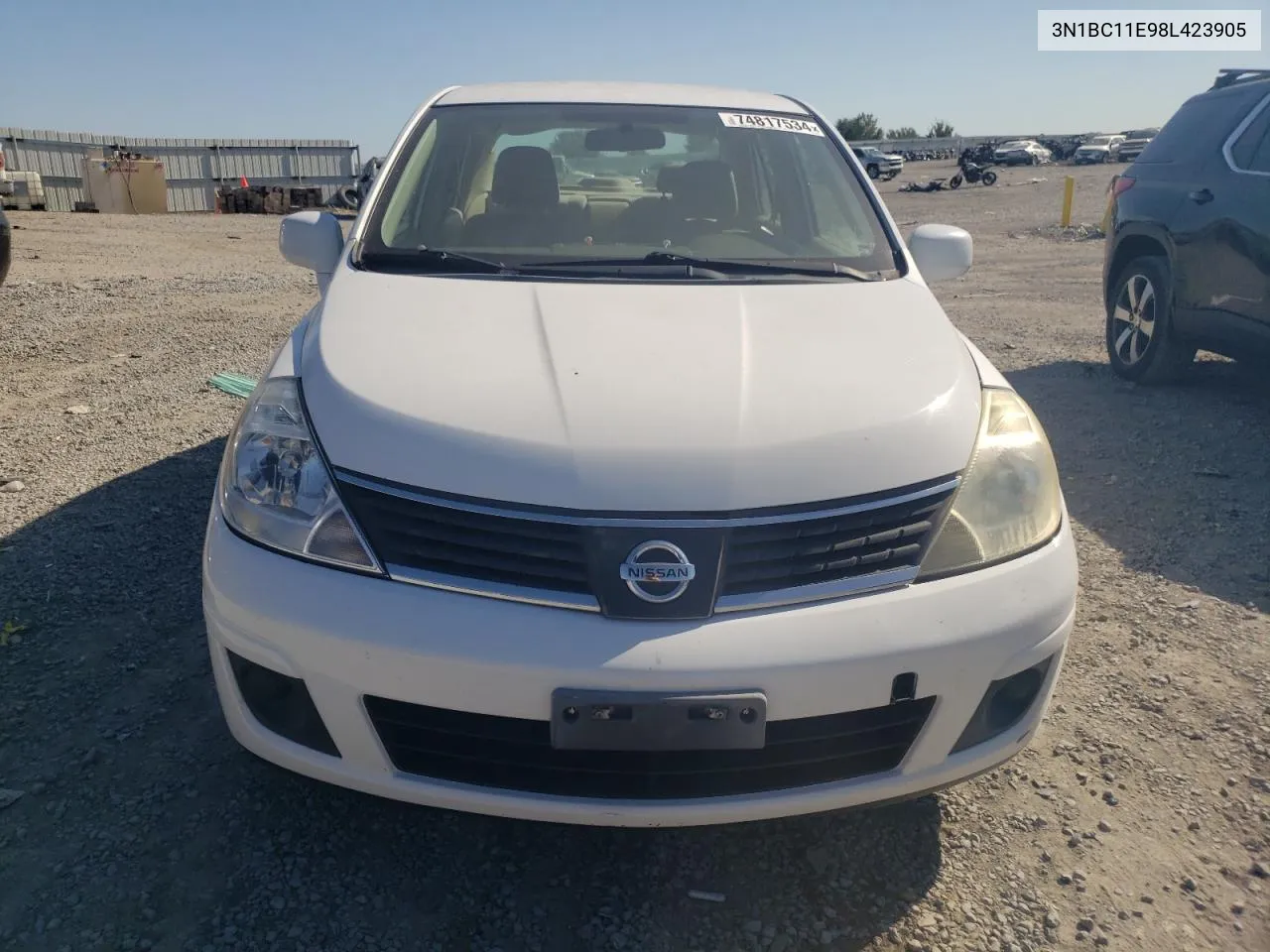 2008 Nissan Versa S VIN: 3N1BC11E98L423905 Lot: 74817534