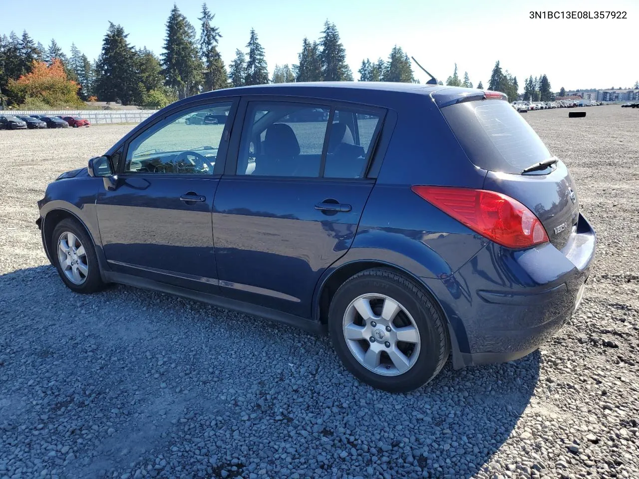 2008 Nissan Versa S VIN: 3N1BC13E08L357922 Lot: 74977824