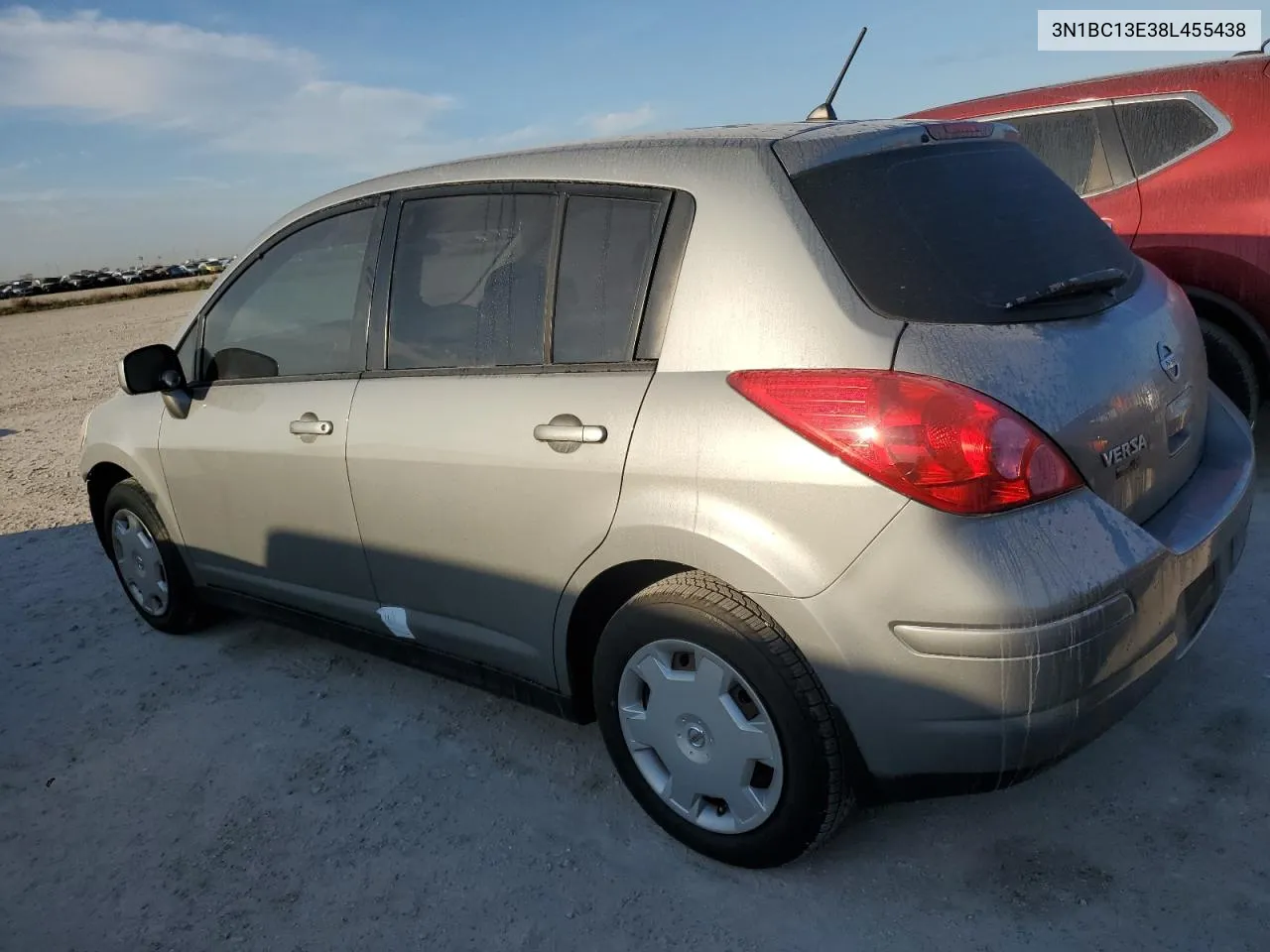 2008 Nissan Versa S VIN: 3N1BC13E38L455438 Lot: 75219044