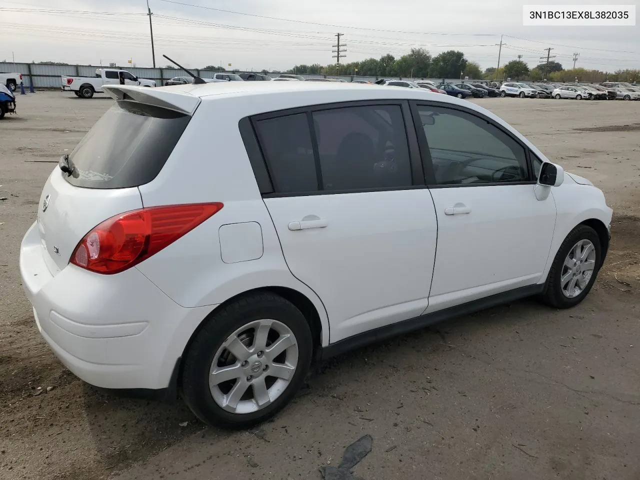 2008 Nissan Versa S VIN: 3N1BC13EX8L382035 Lot: 75600654