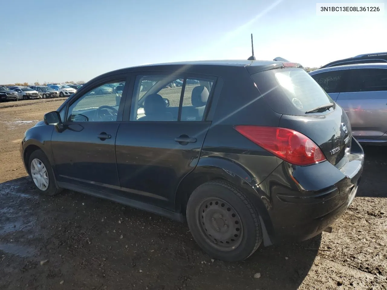 2008 Nissan Versa S VIN: 3N1BC13E08L361226 Lot: 75971024