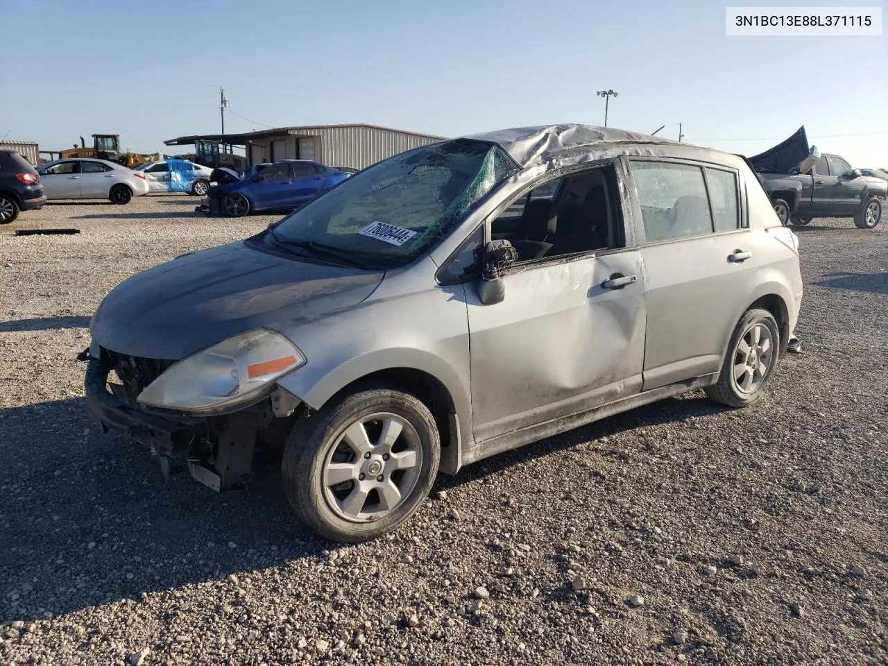 2008 Nissan Versa S VIN: 3N1BC13E88L371115 Lot: 76006444