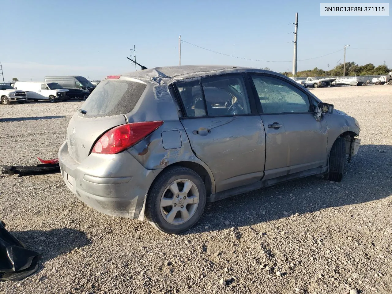 2008 Nissan Versa S VIN: 3N1BC13E88L371115 Lot: 76006444