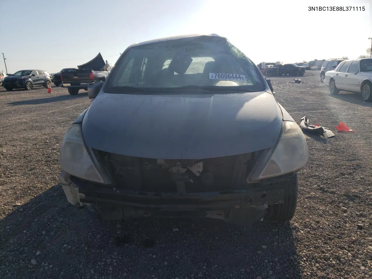 2008 Nissan Versa S VIN: 3N1BC13E88L371115 Lot: 76006444