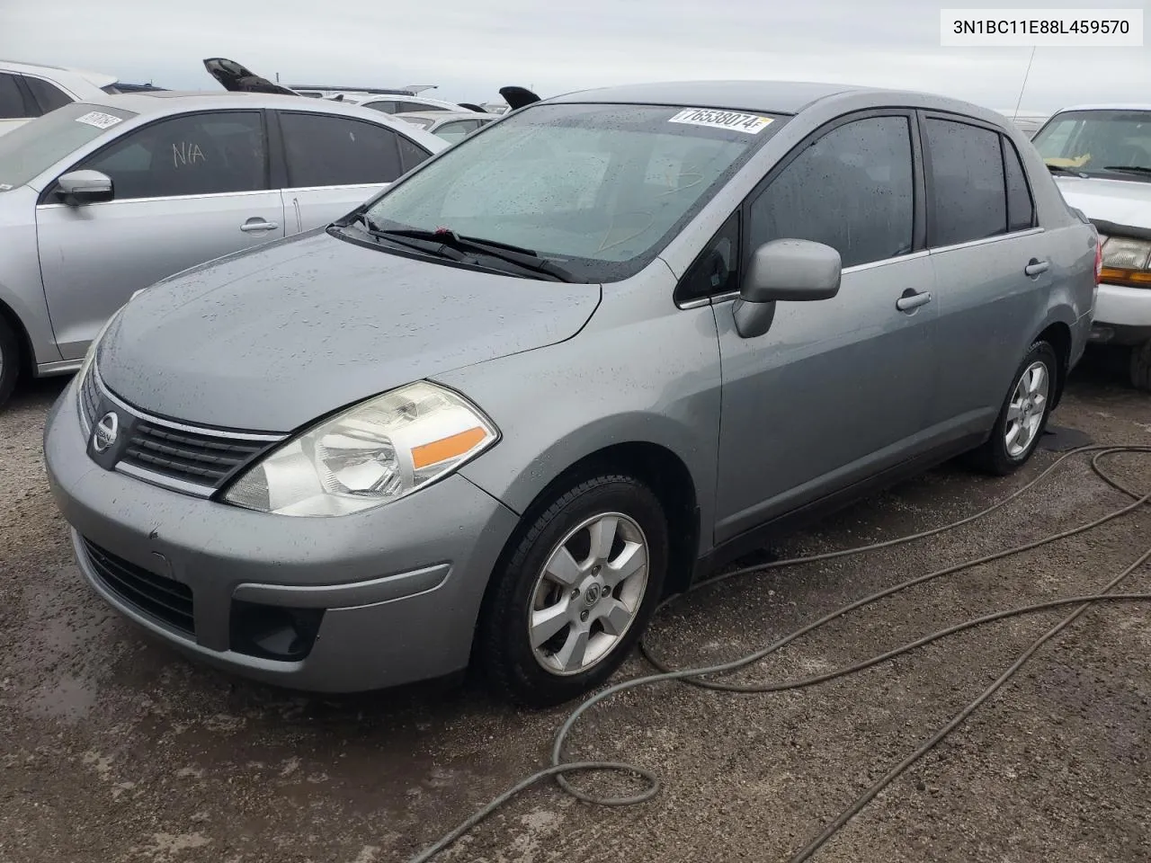 2008 Nissan Versa S VIN: 3N1BC11E88L459570 Lot: 76538074