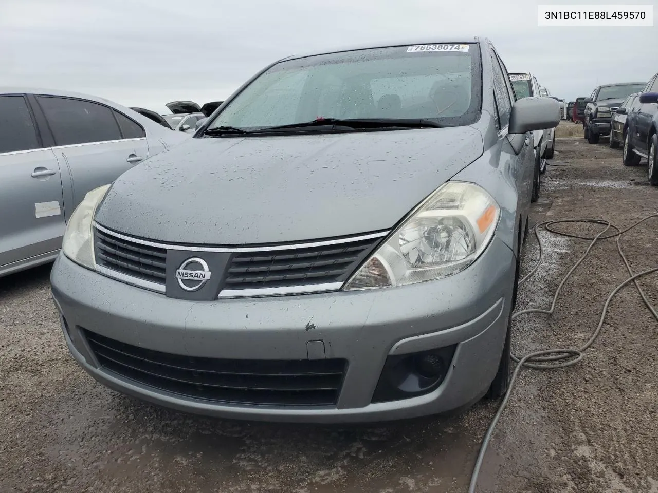 2008 Nissan Versa S VIN: 3N1BC11E88L459570 Lot: 76538074