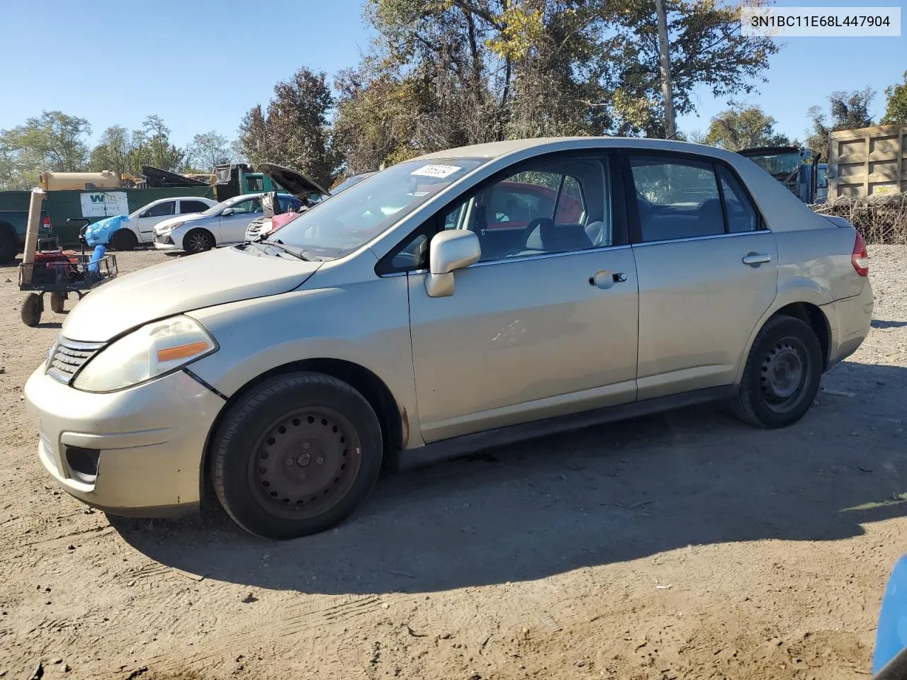 2008 Nissan Versa S VIN: 3N1BC11E68L447904 Lot: 76569334