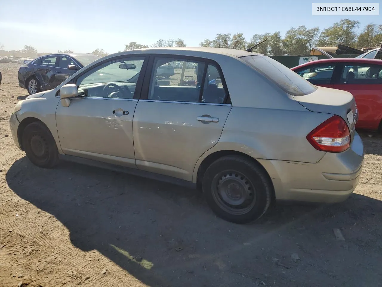 2008 Nissan Versa S VIN: 3N1BC11E68L447904 Lot: 76569334