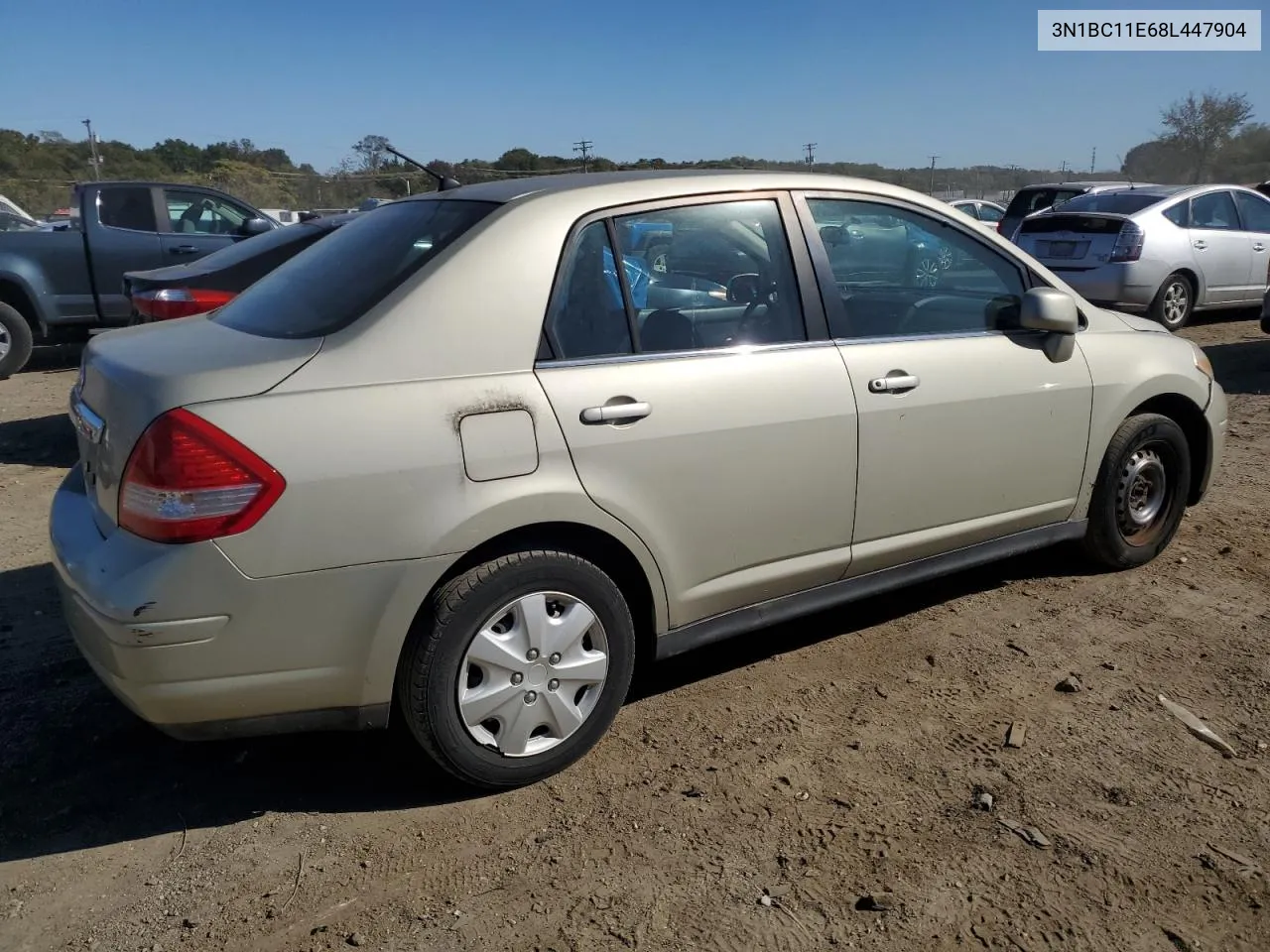 2008 Nissan Versa S VIN: 3N1BC11E68L447904 Lot: 76569334