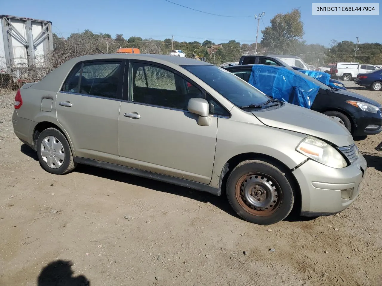 2008 Nissan Versa S VIN: 3N1BC11E68L447904 Lot: 76569334