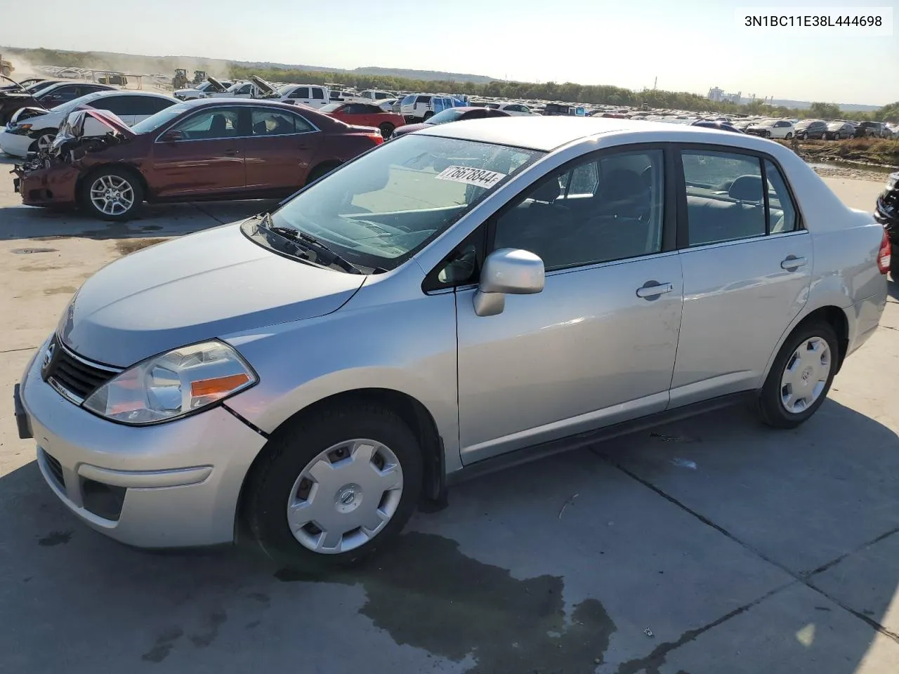 2008 Nissan Versa S VIN: 3N1BC11E38L444698 Lot: 76678844