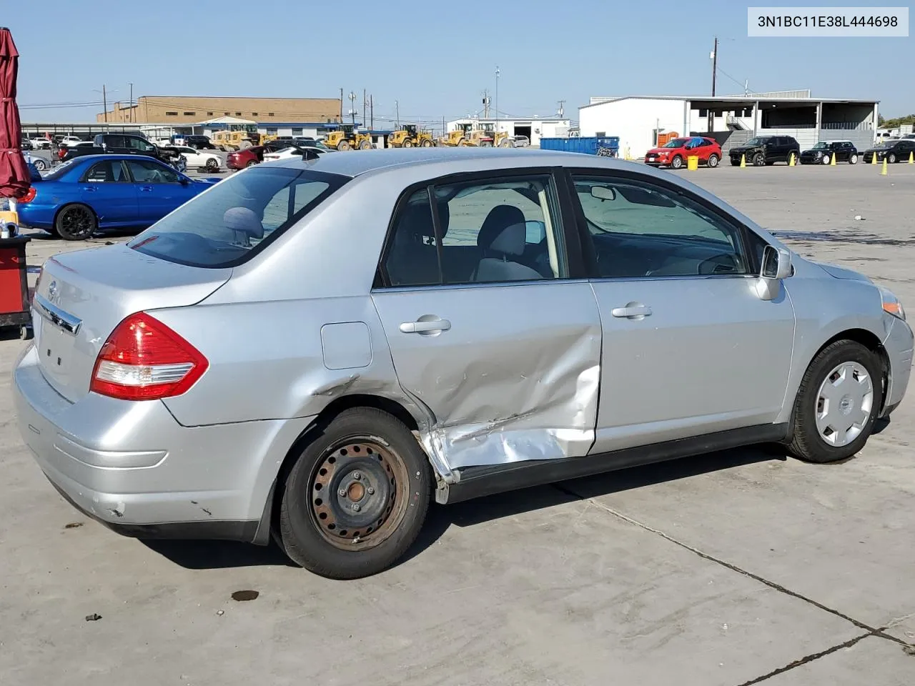 2008 Nissan Versa S VIN: 3N1BC11E38L444698 Lot: 76678844