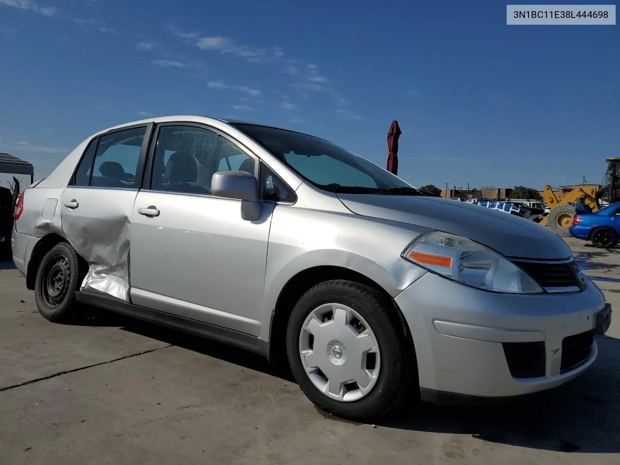 2008 Nissan Versa S VIN: 3N1BC11E38L444698 Lot: 76678844