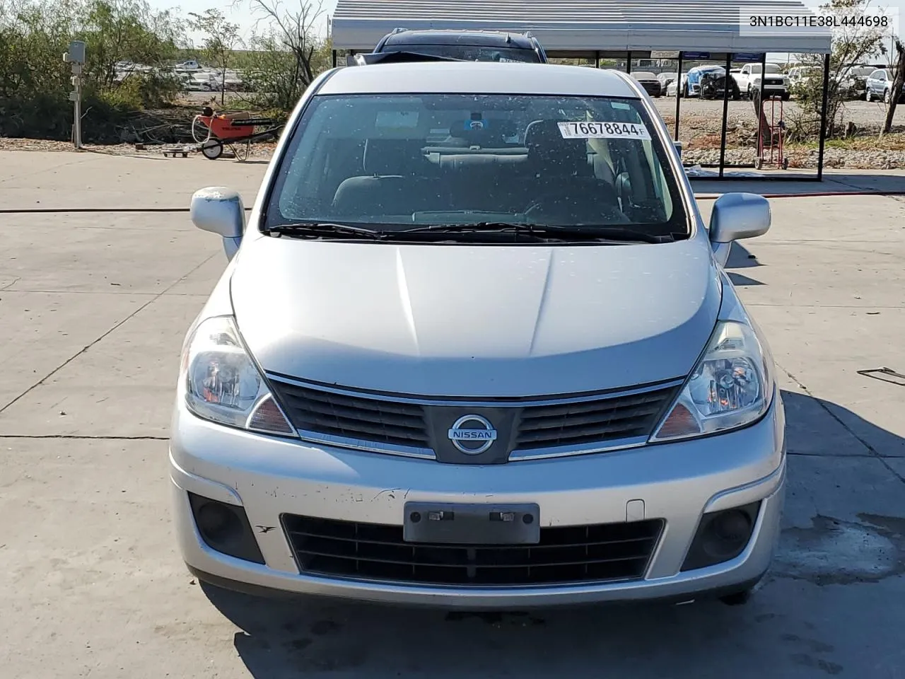 2008 Nissan Versa S VIN: 3N1BC11E38L444698 Lot: 76678844