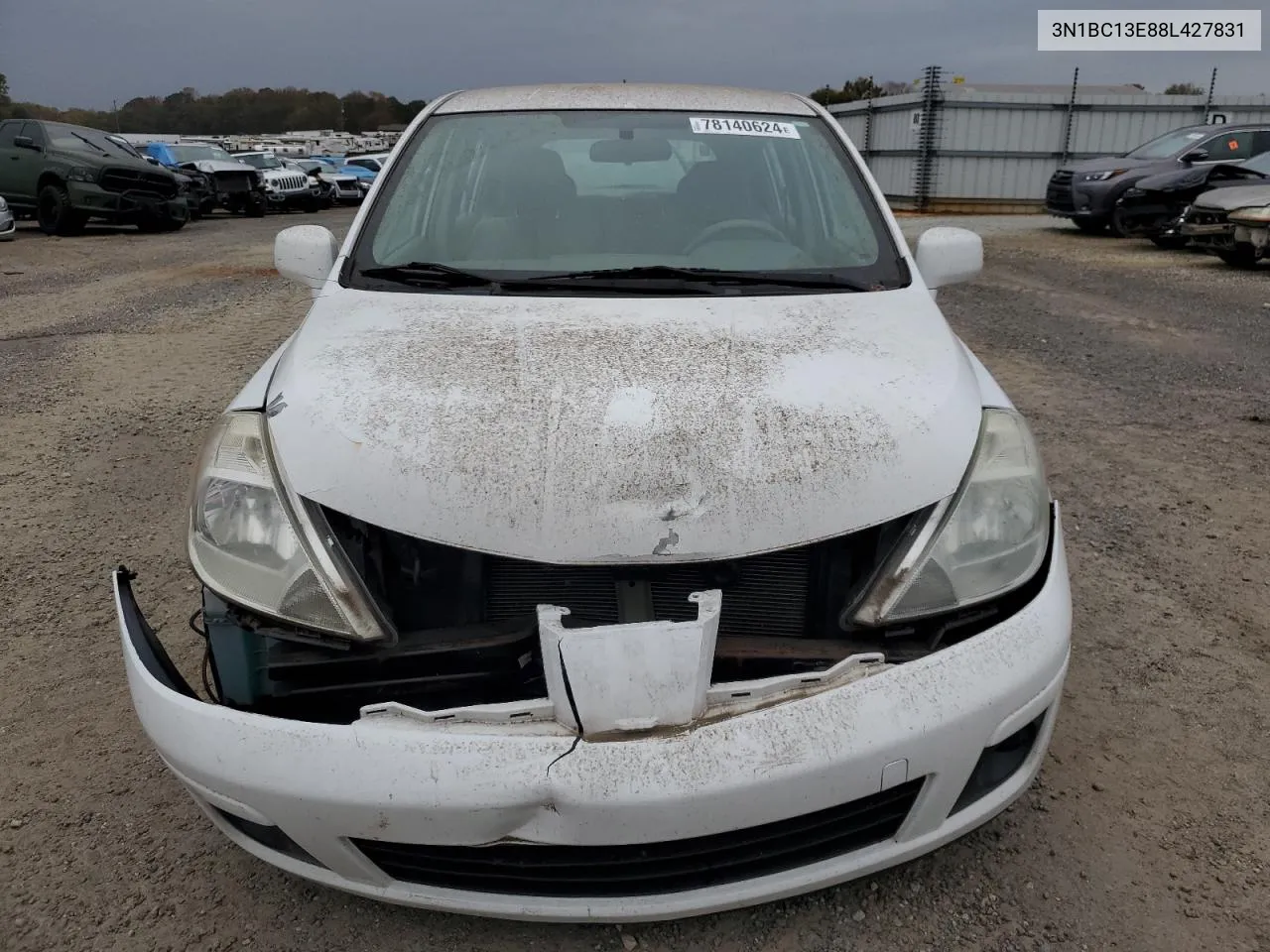 2008 Nissan Versa S VIN: 3N1BC13E88L427831 Lot: 78140624