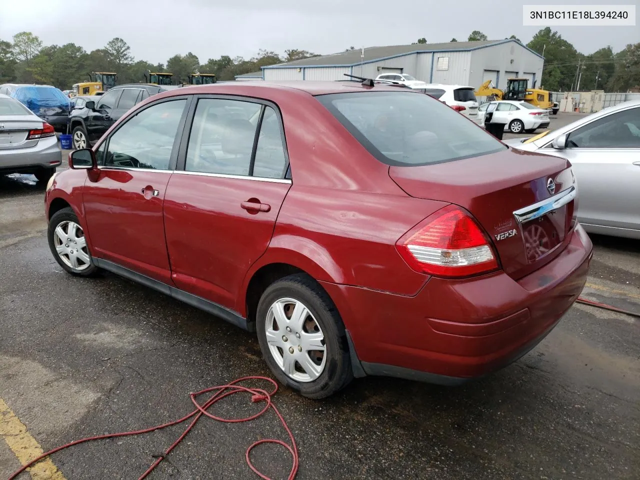 2008 Nissan Versa S VIN: 3N1BC11E18L394240 Lot: 78407954