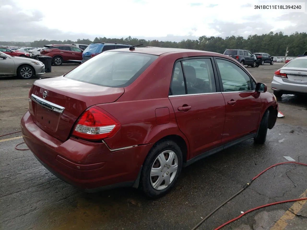 2008 Nissan Versa S VIN: 3N1BC11E18L394240 Lot: 78407954