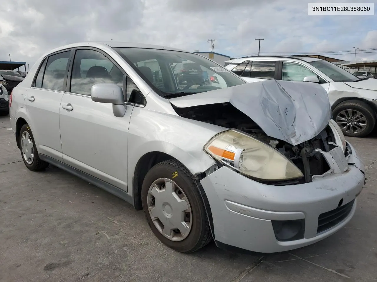 2008 Nissan Versa S VIN: 3N1BC11E28L388060 Lot: 78453614