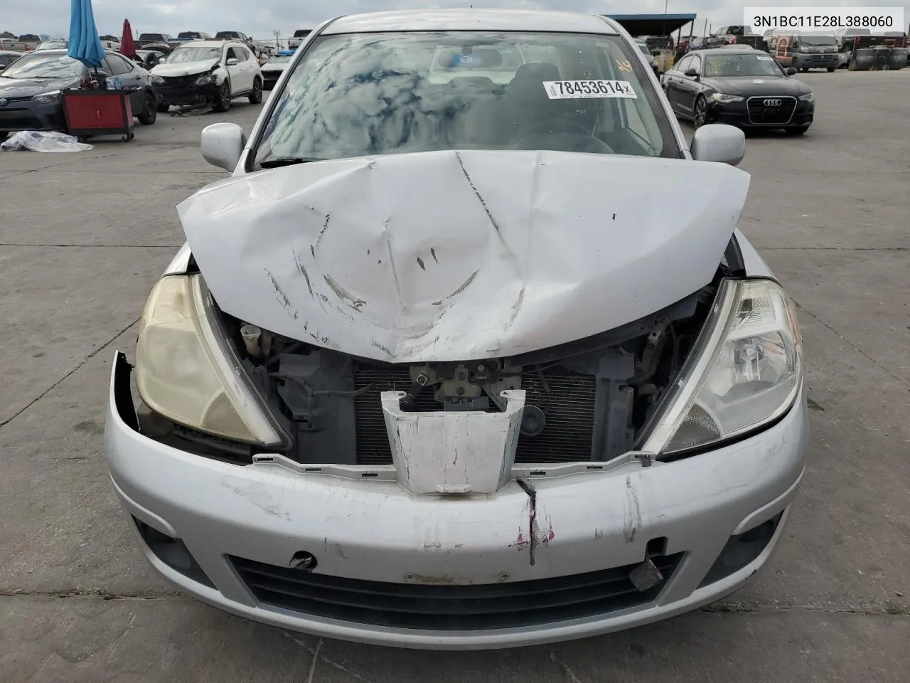 2008 Nissan Versa S VIN: 3N1BC11E28L388060 Lot: 78453614