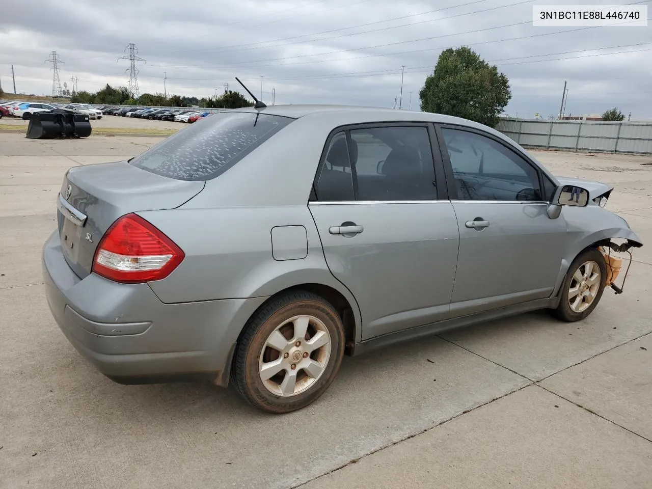 2008 Nissan Versa S VIN: 3N1BC11E88L446740 Lot: 78474324