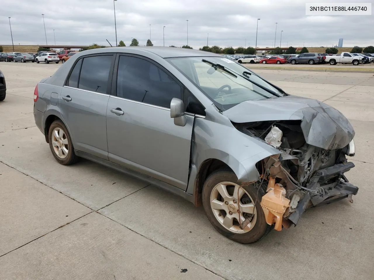 2008 Nissan Versa S VIN: 3N1BC11E88L446740 Lot: 78474324