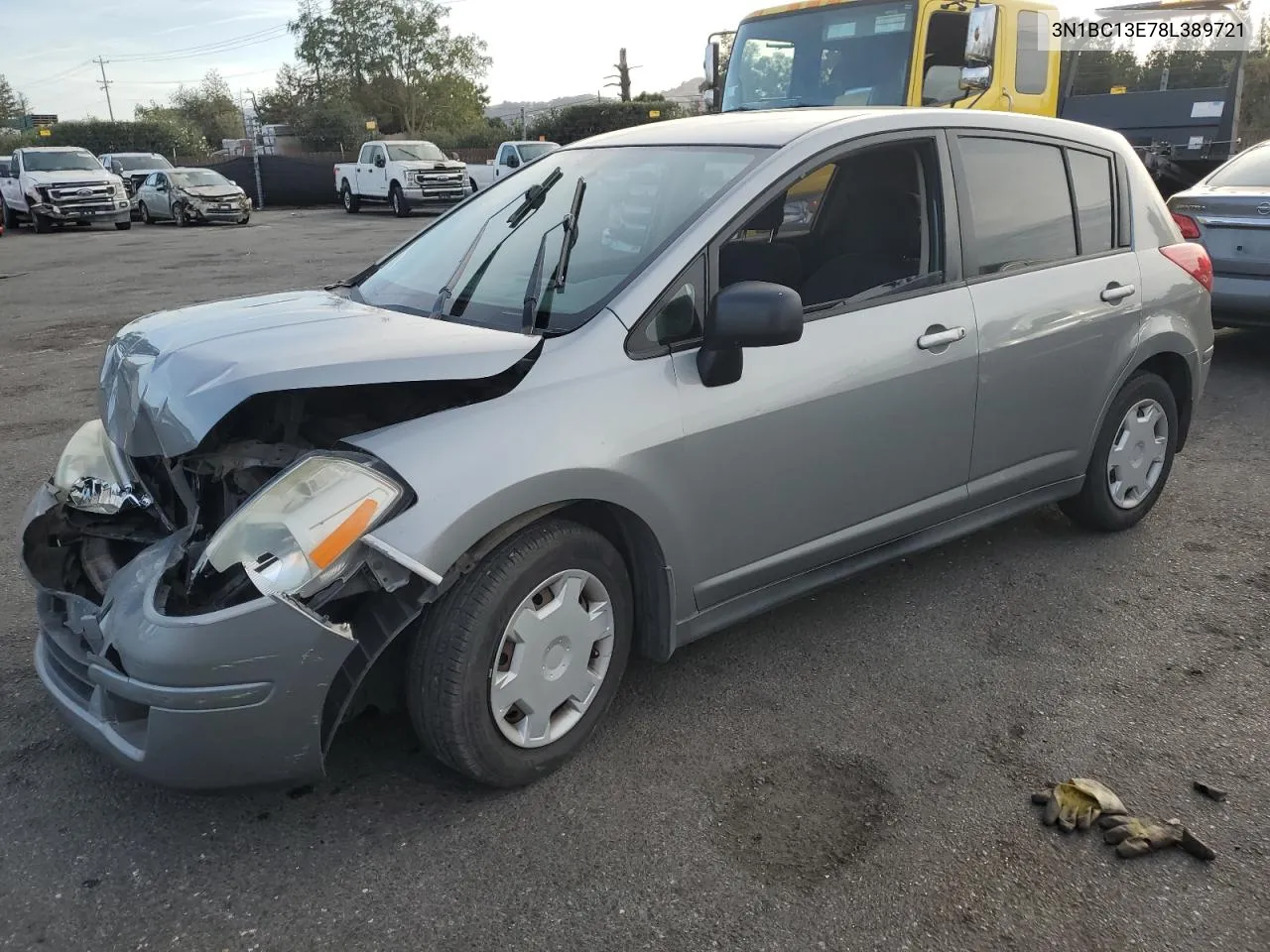 2008 Nissan Versa S VIN: 3N1BC13E78L389721 Lot: 79192474