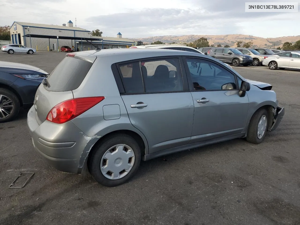 2008 Nissan Versa S VIN: 3N1BC13E78L389721 Lot: 79192474