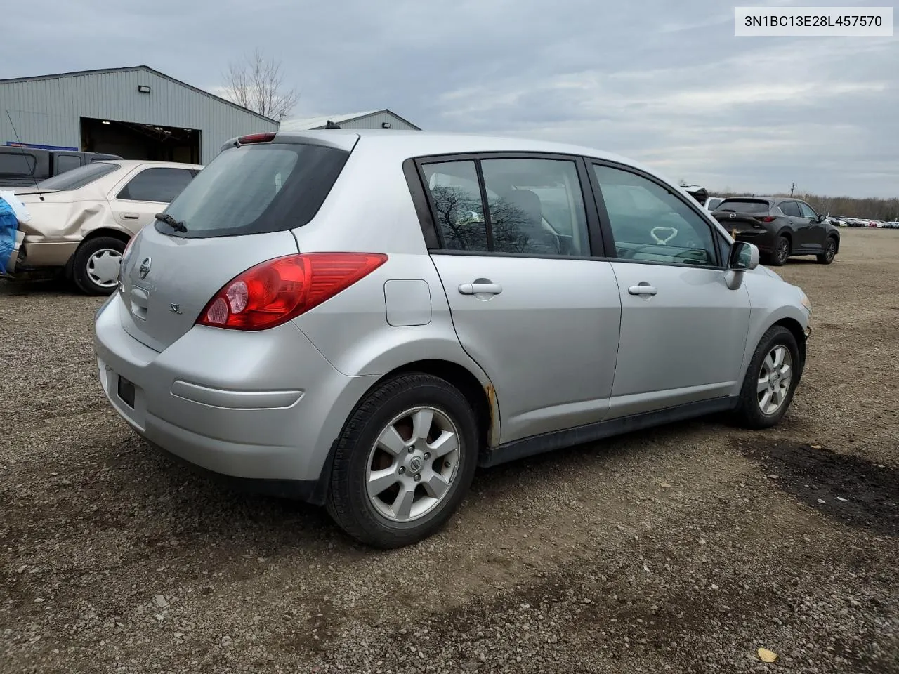 2008 Nissan Versa S VIN: 3N1BC13E28L457570 Lot: 79228494