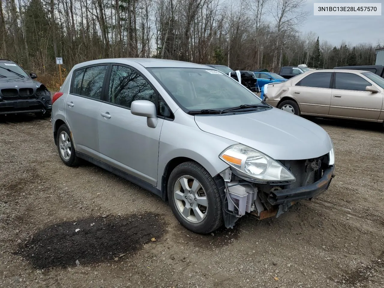 2008 Nissan Versa S VIN: 3N1BC13E28L457570 Lot: 79228494