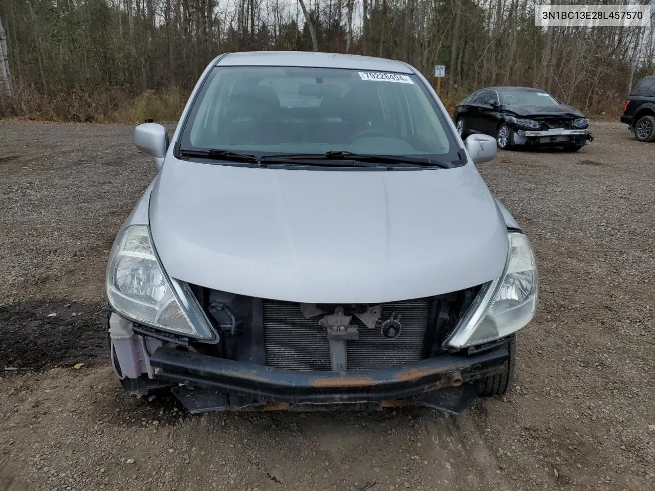 2008 Nissan Versa S VIN: 3N1BC13E28L457570 Lot: 79228494