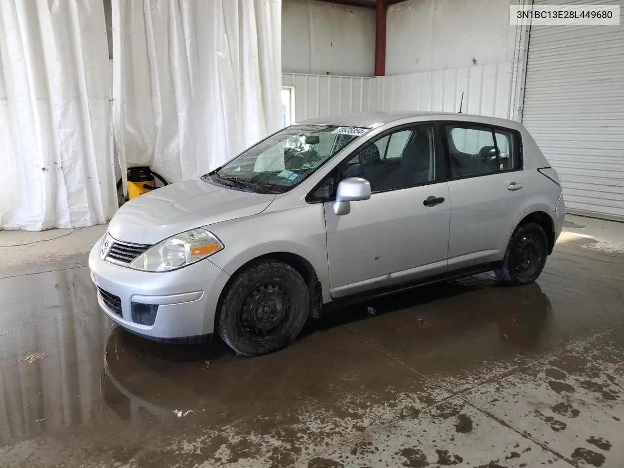 2008 Nissan Versa S VIN: 3N1BC13E28L449680 Lot: 79935354