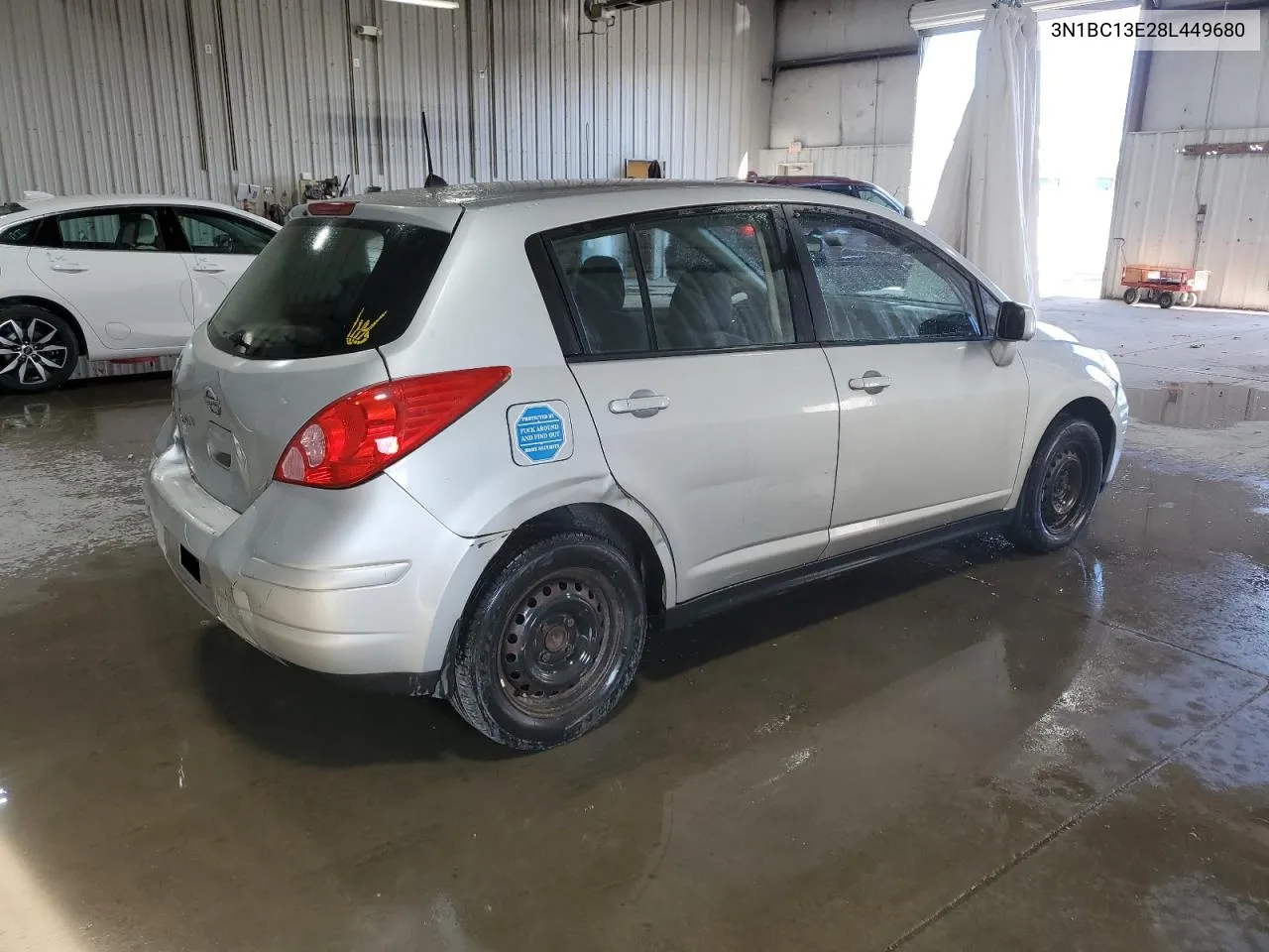 2008 Nissan Versa S VIN: 3N1BC13E28L449680 Lot: 79935354