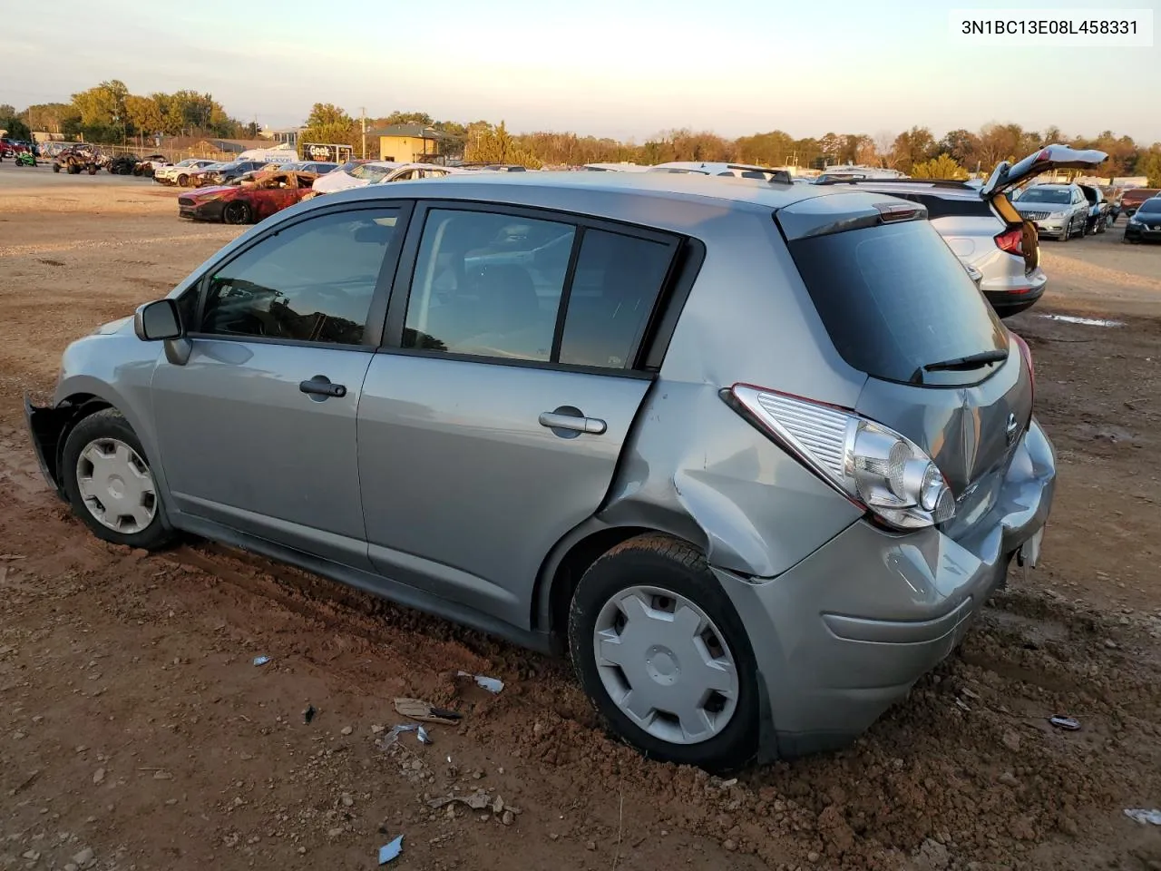 2008 Nissan Versa S VIN: 3N1BC13E08L458331 Lot: 80034334