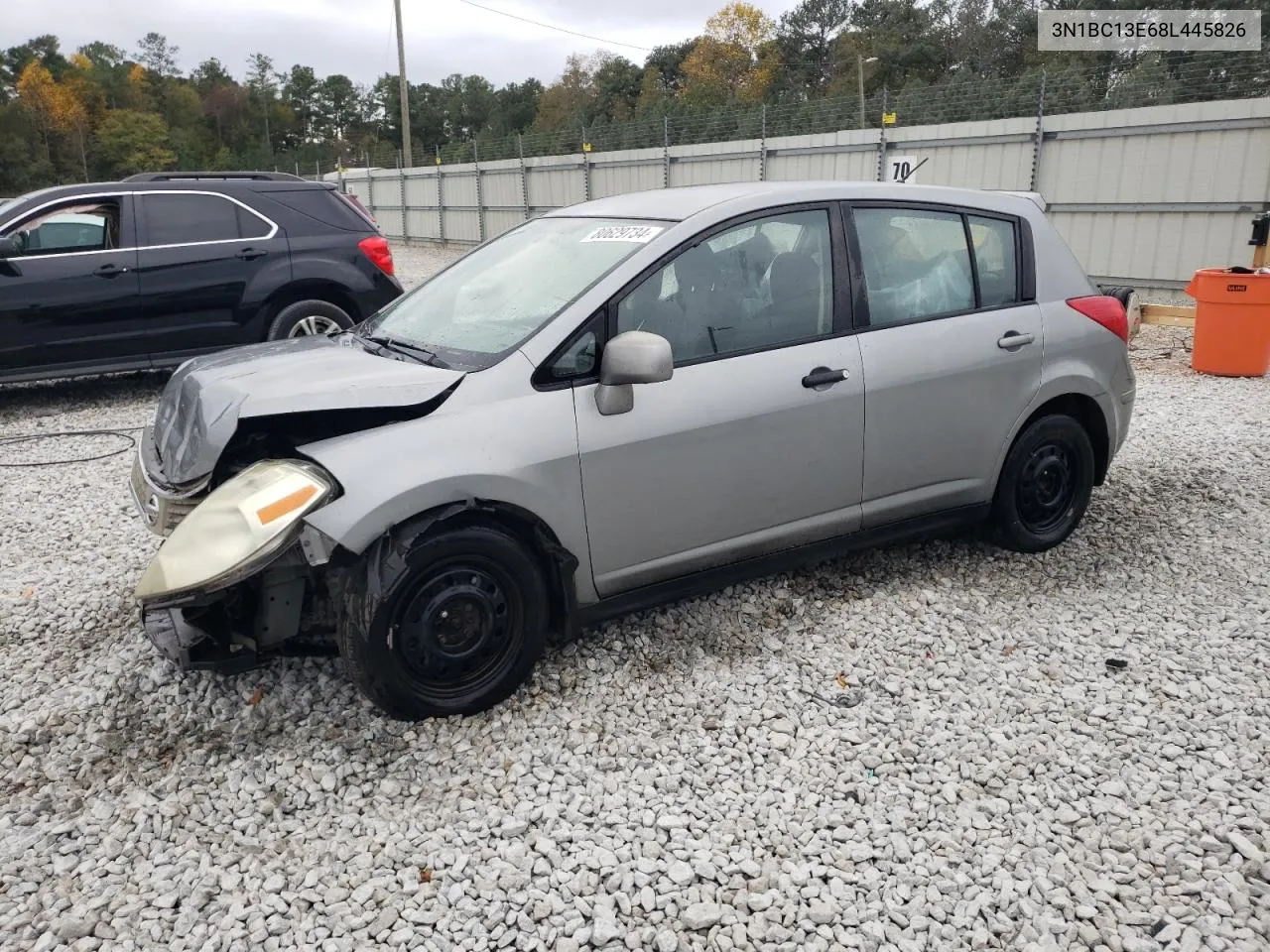 2008 Nissan Versa S VIN: 3N1BC13E68L445826 Lot: 80629734