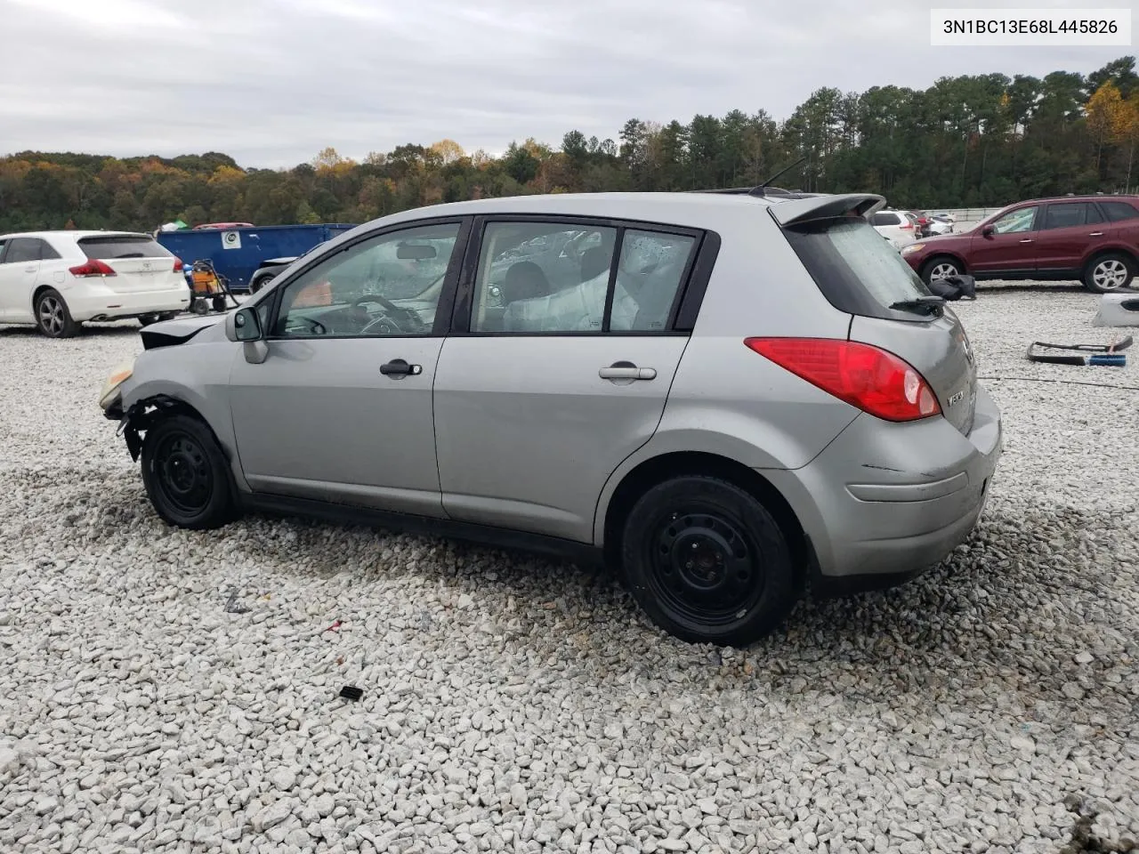 2008 Nissan Versa S VIN: 3N1BC13E68L445826 Lot: 80629734