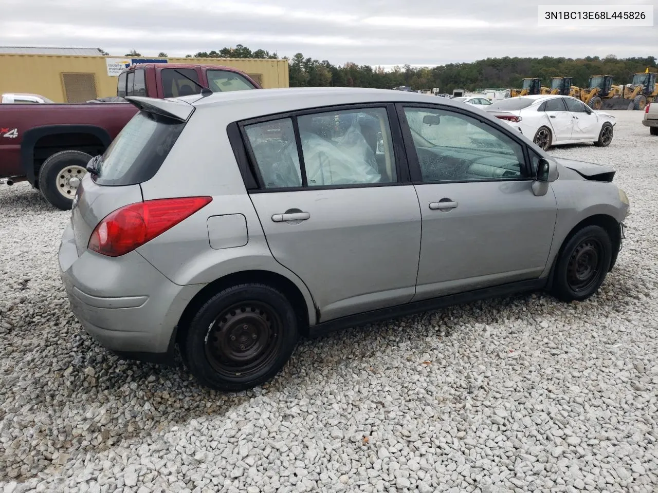 2008 Nissan Versa S VIN: 3N1BC13E68L445826 Lot: 80629734