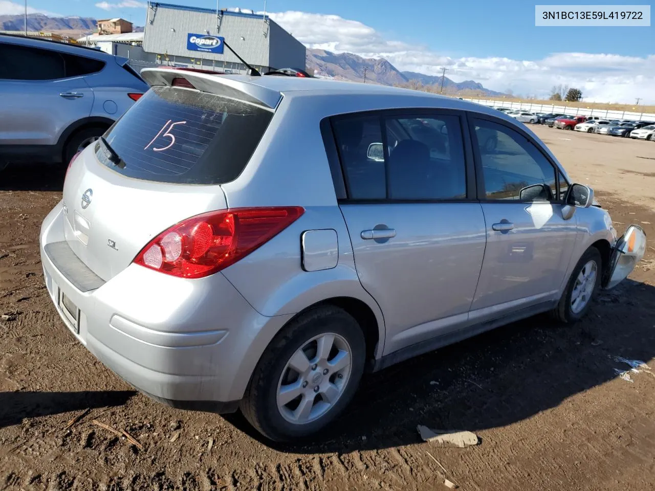 3N1BC13E59L419722 2009 Nissan Versa S