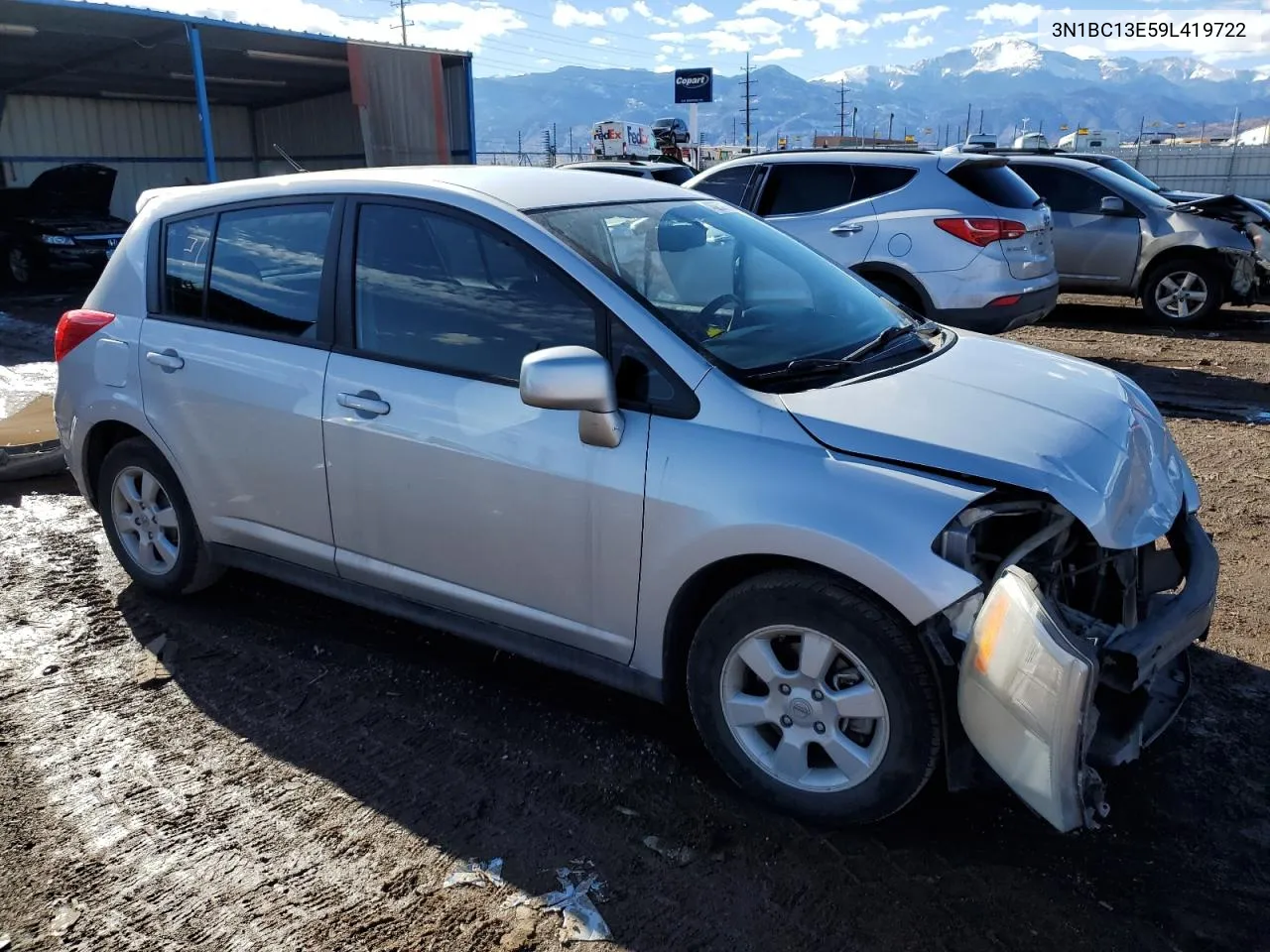 3N1BC13E59L419722 2009 Nissan Versa S