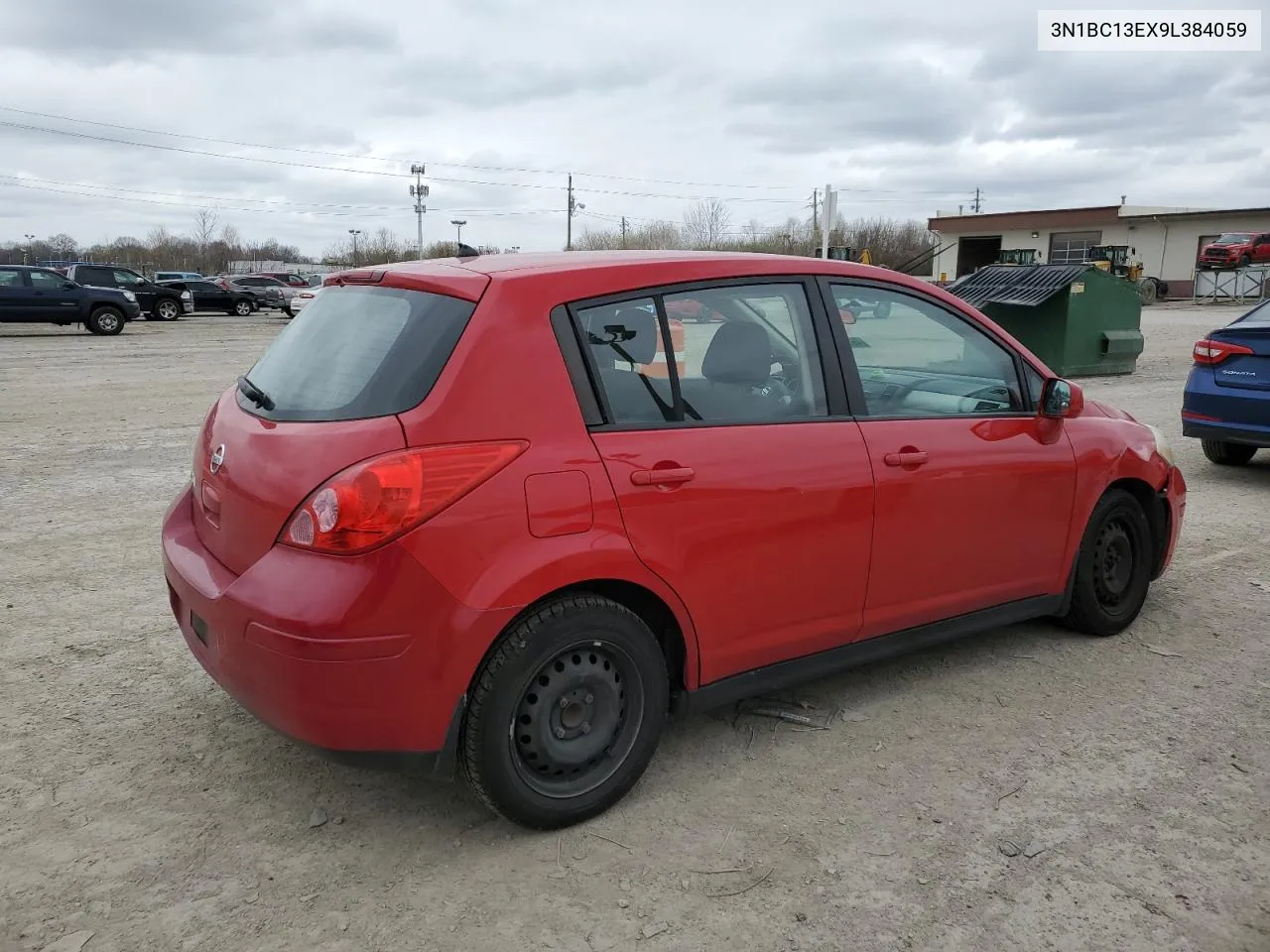 2009 Nissan Versa S VIN: 3N1BC13EX9L384059 Lot: 46745644