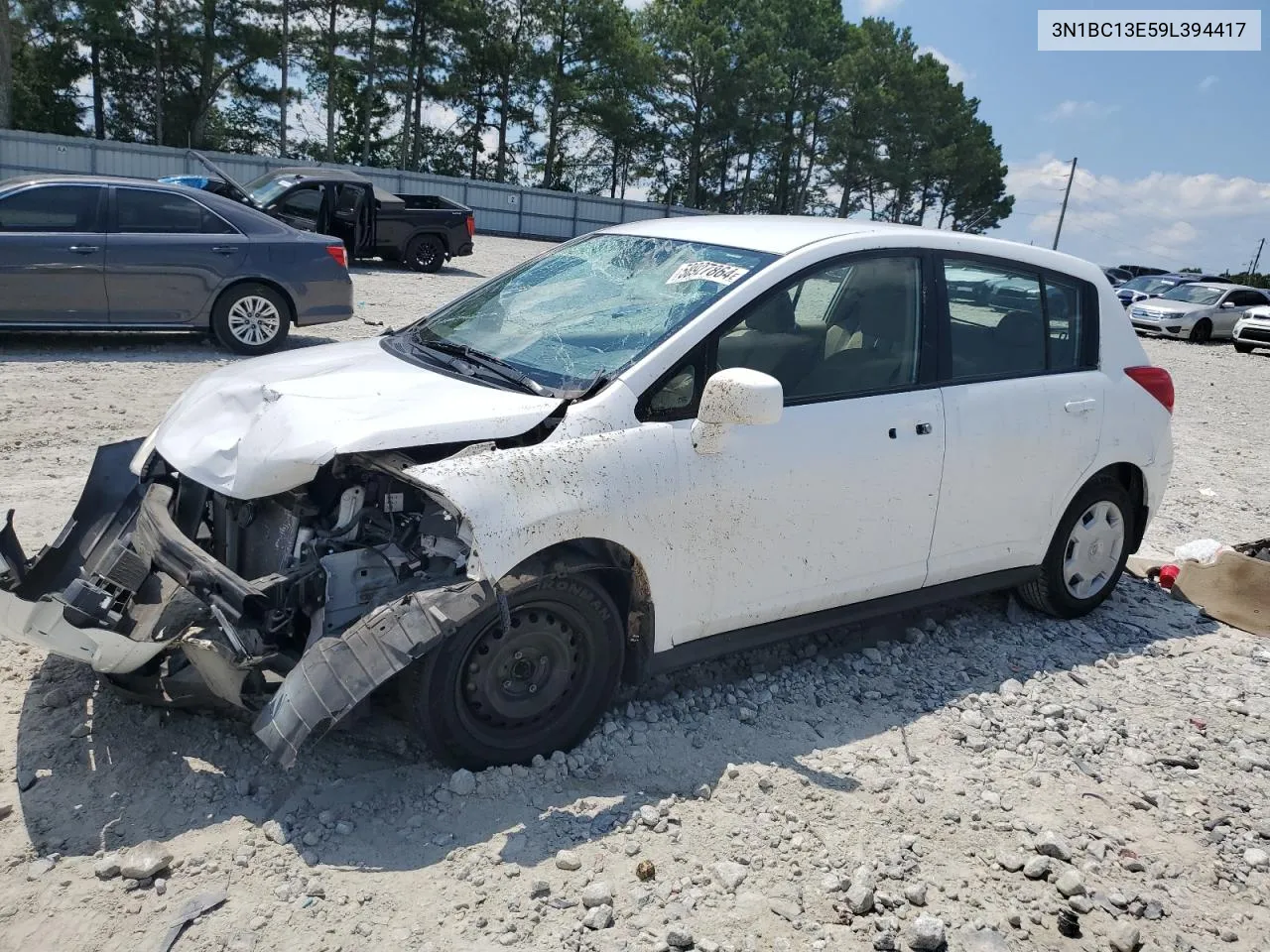 2009 Nissan Versa S VIN: 3N1BC13E59L394417 Lot: 58927864