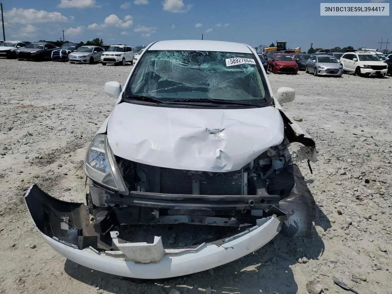 2009 Nissan Versa S VIN: 3N1BC13E59L394417 Lot: 58927864