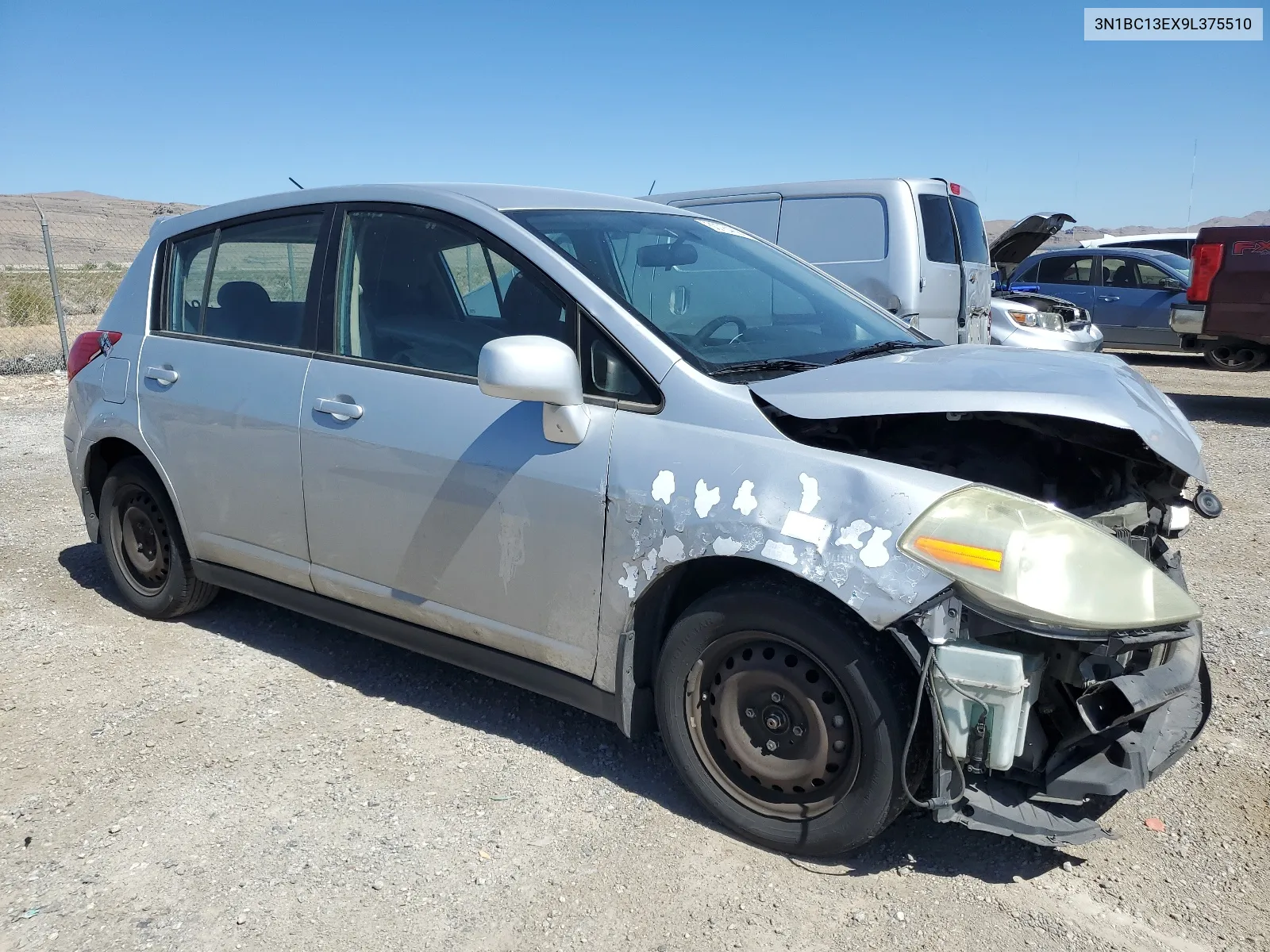 2009 Nissan Versa S VIN: 3N1BC13EX9L375510 Lot: 60784094