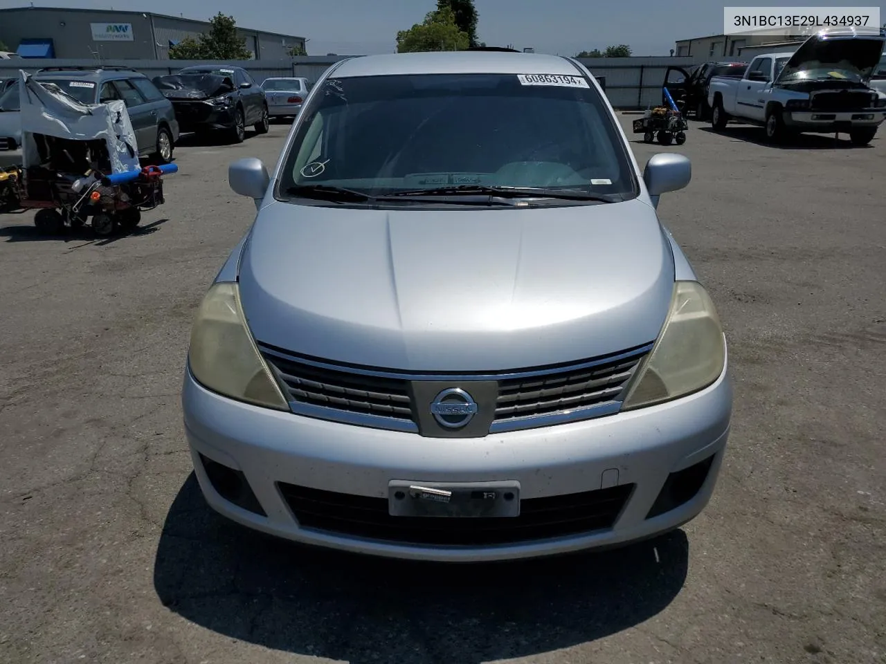 2009 Nissan Versa S VIN: 3N1BC13E29L434937 Lot: 60863194