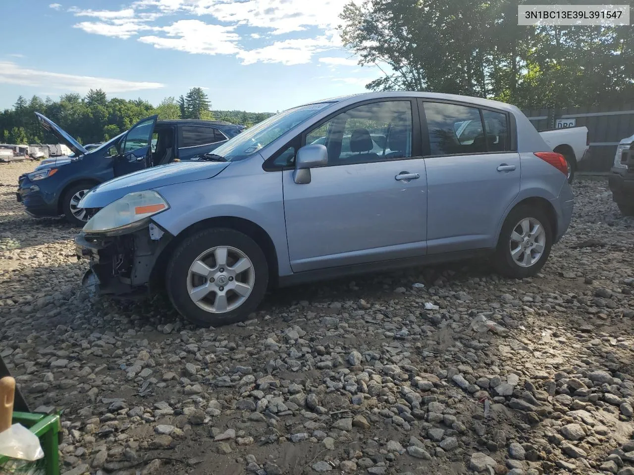 2009 Nissan Versa S VIN: 3N1BC13E39L391547 Lot: 61175514