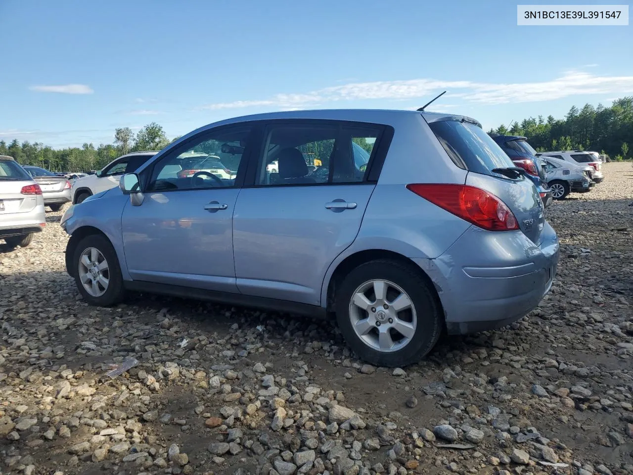 2009 Nissan Versa S VIN: 3N1BC13E39L391547 Lot: 61175514