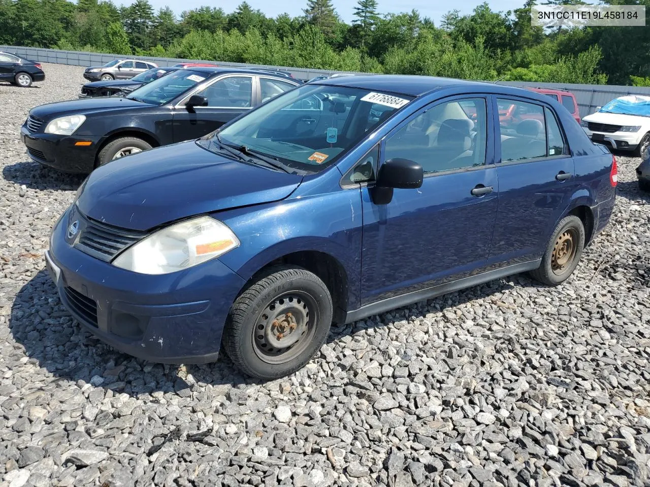 2009 Nissan Versa S VIN: 3N1CC11E19L458184 Lot: 61768884